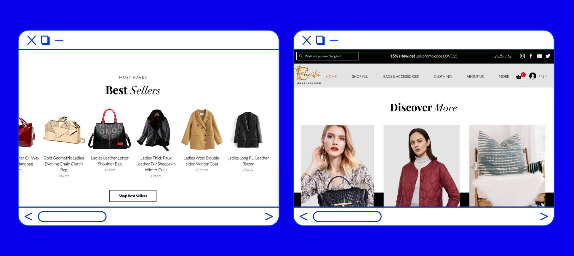 Orbit Web App for e-commerce and online stores